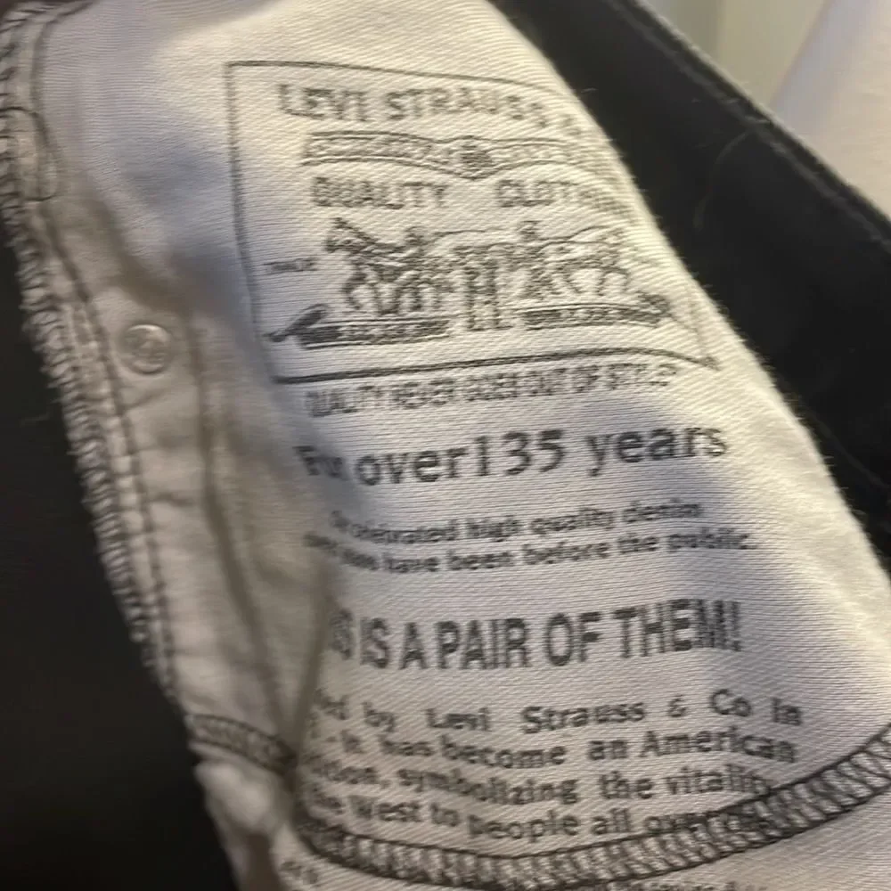 Levi’s Mens black jeans